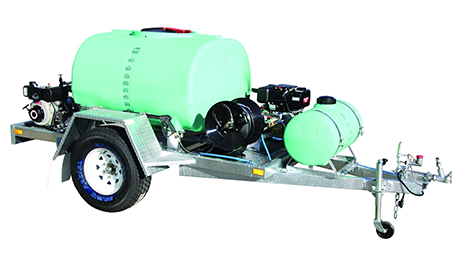 1500 LITRE WATER CART SPRAY & SERVICE TRAILER HIRE SYDNEY